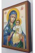 Икона Божией Матери Неувядаемый Цвет 13 на 17 см рукописная, арт ИРГ-568