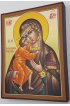 Икона Феодоровской Божией Матери 13 на 17 см рукописная, арт ИРГ-569
