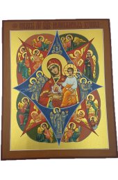 Икона Божией Матери Неопалимая Купина рукописная, арт ИР-579