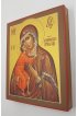 Икона Феодоровской Божией Матери 16 на 20 см рукописная, арт ИРГ-584