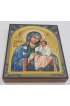Икона Божией Матери Неувядаемый Цвет 13 на 16 см рукописная в ковчеге, арт ИРГ-586