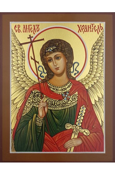 Икона Ангел Хранитель 10 на 13 рукописная, арт ИРГ-589