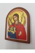 Икона Архангел Михаил 10 на 13 см рукописная , арт ИРГ-606