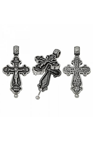 Крест мощевик серебряный, арт прК-769 Крест мощевик серебряный, арт прК-769