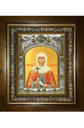 Икона Наталия Никомидийская, 14x18 см, в деревянном киоте 20х24 см, арт вк-461