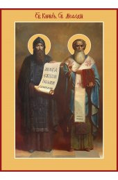 Икона Кирилл и Мефодий Равноапостольные, арт MSM-485