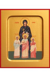 Икона Вера, Надежда, Любовь и их матерь София, арт MSM-529
