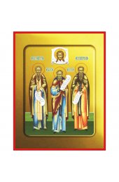 Икона Зосима, Савватий, Герман Соловецкие, арт PKI-ПРП-67