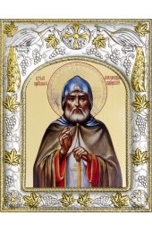 Икона Александр Свирский, арт вк-008