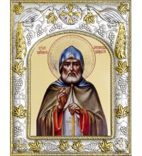 Икона Александр Свирский, арт вк-008