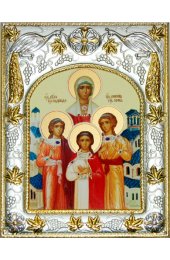 Икона Вера, Надежда, Любовь и София, арт вк-003
