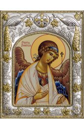 Икона Ангел Хранитель в серебряном окладе, арт вк-127