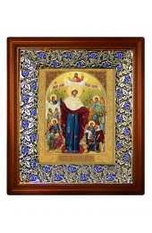 Икона Божией Матери Всех Скорбящих Радость с грошиками (21*24 см), арт СТ-03008-1