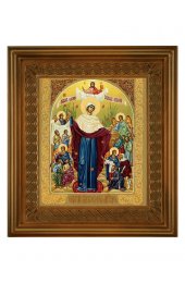 Икона Божией Матери Всех Скорбящих Радость с грошиками (21*24 см), арт СТ-03008-3
