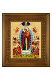 Икона Божией Матери Всех Скорбящих Радость (21*24 см), арт СТ-03009-3