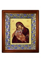 Икона Божией Матери Сладкое Лобзание (21*24 см), арт СТ-03013-1
