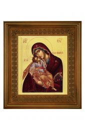Икона Божией Матери Сладкое Лобзание (21*24 см), арт СТ-03013-3