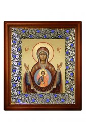 Икона Божьей Матери Знамение (21*24 см), арт СТ-03027-1