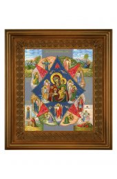 Икона Божья Матерь Неопалимая Купина (21*24 см), арт СТ-03046-3