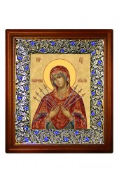 Икона Божья Матерь Семистрельная (21*24 см), арт СТ-03064-1