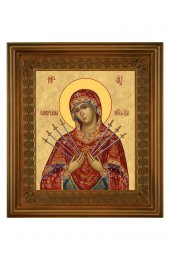 Икона Божья Матерь Семистрельная (21*24 см), арт СТ-03064-3