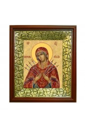 Икона Божья Матерь Семистрельная (21*24 см), арт СТ-03064-2