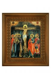 Икона Распятие Иисуса Христа (21*24 см), арт СТ-05013-3
