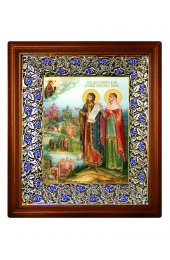 Икона Петр и Феврония (21*24 см), арт СТ-06011-1