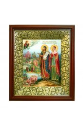 Икона Петр и Феврония (21*24 см), арт СТ-06011-2