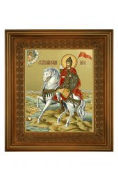 Икона Александр Невский (26,5*29,7 см), арт СТ-09002-6