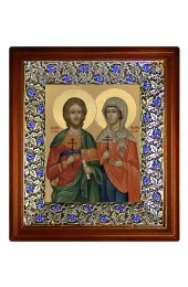 Икона Адриан и Наталья (26,5*29,7 см), арт СТ-09014-4 