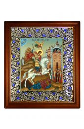 Икона Георгий Победоносец (21*24 см), арт СТ-09027-1