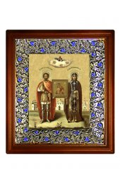Икона Дмитрий и Евфросиния (21*24 см), арт СТ-09038-1