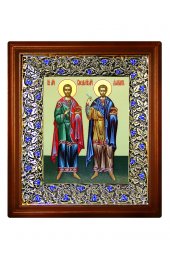 Икона Косьма и Дамиан (21*24 см), арт СТ-09059-1
