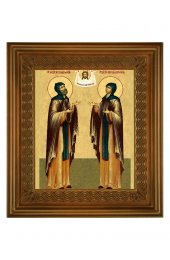 Икона Петр и Феврония Муромские (21*24 см), арт СТ-09085-3