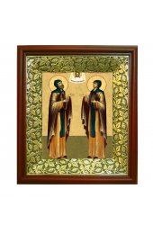 Икона Петр и Феврония Муромские (21*24 см), арт СТ-09085-2