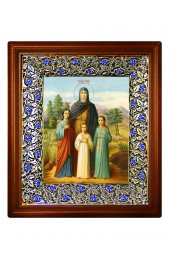 Икона Вера, Надежда, Любовь и мать их София (21*24 см), арт СТ-10045-1