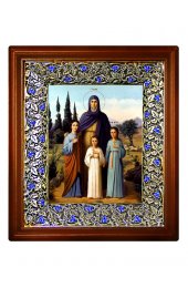 Икона Вера, Надежда, Любовь и мать их София (21*24 см), арт СТ-10046-1
