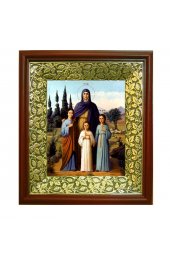 Икона Вера, Надежда, Любовь и мать их София (21*24 см), арт СТ-10046-2
