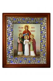 Икона Вера, Надежда, Любовь и мать их София (21*24 см), арт СТ-10047-1