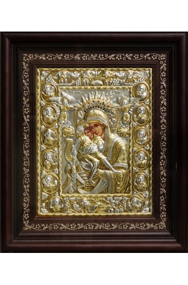 Икона Божья Матерь Достойно Есть (Милующая), эксклюзивная 35*42 см