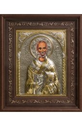Икона Николай Чудотворец Мирликийский, эксклюзивная 30*36 см