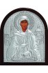 Икона Ксения Петербургская 11*9 см серебряная, лик, арт ГЛБ-039