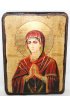 Икона Божья Матерь Умягчение Злых Сердец под старину (17 х 23 см), арт IDR-063