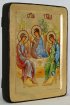 Икона Святая Троица золочение (13 х 17 см), арт IDR-073