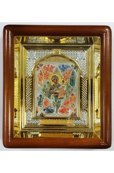 Икона Божьей Матери Неопалимая Купина (17,5 х 19,5 см), арт IDR-438