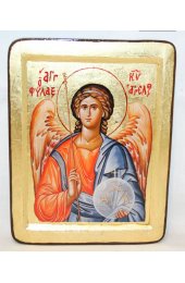 Икона Ангел Хранитель золочение (13 х 17 см), арт IDR-086