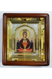 Икона Божьей Матери Неупиваемая чаша (17,5 х 19,5 см), арт IDR-442