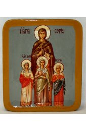 Икона Мученицы Вера, Надежда, Любовь и мать их София, арт IDR-209