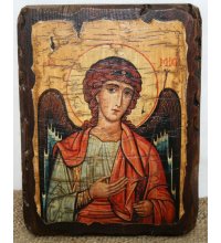 Икона Архангел Михаил под старину (17 х 23 см), арт IDR-680